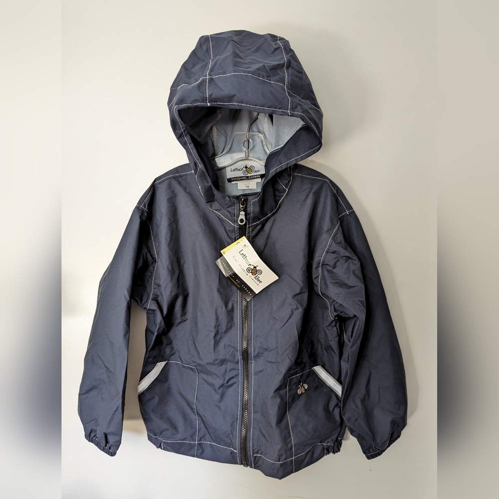 LETTUCE BEE | Rain Jacket, Navy Blue